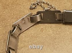 Antique Murrle Bennett Art Nouveau Enamel and Silver Liberty's Bracelet