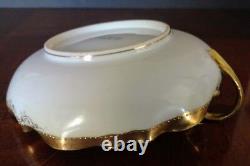 Antique Nippon Maple-Leaf Mark Hand Painted Single Handle Plate-Circa 1891-1910