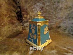 Antique Pickard Limoges Art Nouveau Teapot/Coffee Pot, Cream/Sugar/Signed Coufal