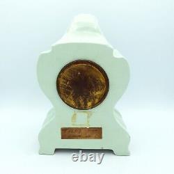 Antique Porcelain Mantel Clock Cherub Design Art Nouveau/Edwardian Era Working