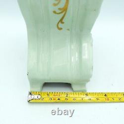 Antique Porcelain Mantel Clock Cherub Design Art Nouveau/Edwardian Era Working
