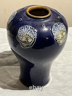 Antique Royal Doulton Pottery Vase Art Nouveau Artist Signed Annie Neal 8253