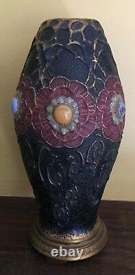 Antique Teplitz Austria Dachsel Porcelain Vase Amphora