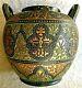 Antique Ws&s Wilhelm Schiller & Son 19th C. Austrian Majolica Pot Bowl Vase