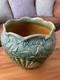 Antique Watcombe Pottery Majolica Art Nouveau Shell Styled Jardiniere
