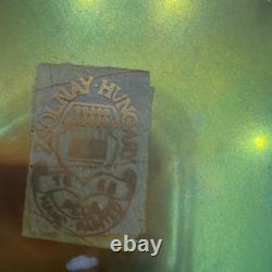 Antique Zsolnay Pecs Art Nouveau Hungary Green Iridescent Venus Eosin Shell Dish