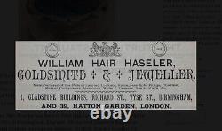Antique art nouveau pendant william Hair Haseler WHH fine sterling 925 england
