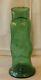 Art Nouveau Austrian Tall Glass Vase Dimpled Form