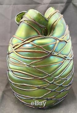 Art Nouveau Bohemian Kralik Cardiac Vase