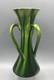Art Nouveau British Art Pottery Three Handled Vase, Linthorpe / Bretby Style