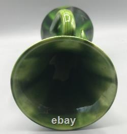 Art Nouveau British Art Pottery Three Handled Vase, Linthorpe / Bretby Style