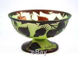 Art Nouveau Cameo Glass Vase Signed Loetz