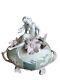 Art Nouveau E. A. Muller Corona Germany Lady On Top Of Egg