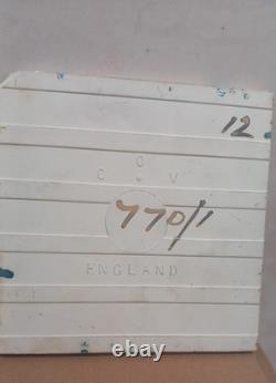 Art Nouveau Fireplace Tile Blue & green Floral Majolica X2 joblot victorian