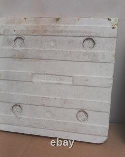 Art Nouveau Fireplace Tile Blue & green Floral Majolica X2 joblot victorian