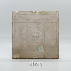 Art Nouveau Fireplace Tile Green Majolica Jewels Design by T & R Boote C1895 AE1