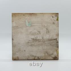 Art Nouveau Fireplace Tile Green Majolica Jewels Design by T & R Boote C1895 AE9