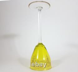 Art Nouveau Glass Roman Pistachio Green About 1900 AL92
