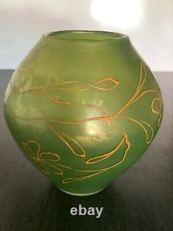 Art Nouveau Glass Vase