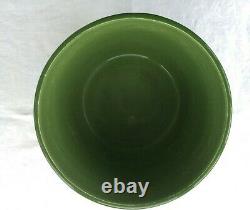 Art Nouveau Green Antique EICHWALD pottery c 1900 Jardiniere pot Bohemian Deco