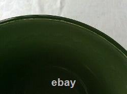 Art Nouveau Green Antique EICHWALD pottery c 1900 Jardiniere pot Bohemian Deco