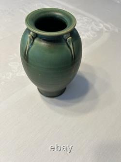 Art Nouveau Green Pottery Vase, Arts & Crafts Arthur Nelson Green