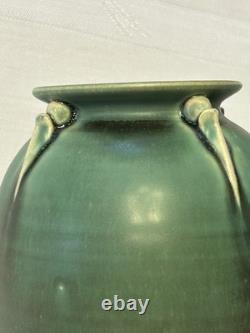 Art Nouveau Green Pottery Vase, Arts & Crafts Arthur Nelson Green