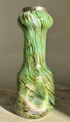 Art Nouveau Josef Rindskopf & Söhne Jugendstil Glass Vase 18cm ca. 1905
