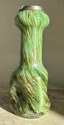 Art Nouveau Josef Rindskopf & Söhne Jugendstil Glass Vase 18cm ca. 1905