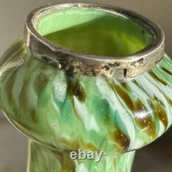 Art Nouveau Josef Rindskopf & Söhne Jugendstil Glass Vase 18cm ca. 1905