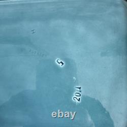 Art Nouveau Jugendstil Majolica Nasturtium Handled Platter Tray by Zell, Germany