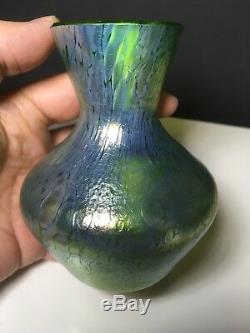 Art Nouveau Loetz Creta Papillon Vase 1900