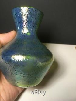 Art Nouveau Loetz Creta Papillon Vase 1900