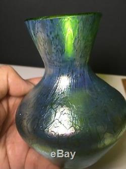 Art Nouveau Loetz Creta Papillon Vase 1900