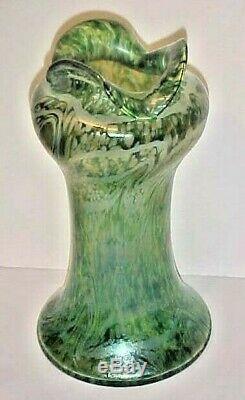 Art Nouveau Loetz Era 10 Fritz Heckert Changeant Art Glass Vase