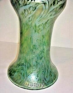 Art Nouveau Loetz Era 10 Fritz Heckert Changeant Art Glass Vase