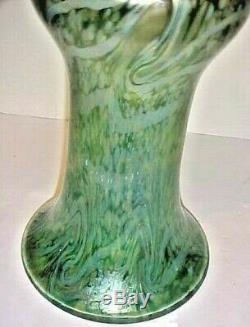 Art Nouveau Loetz Era 10 Fritz Heckert Changeant Art Glass Vase