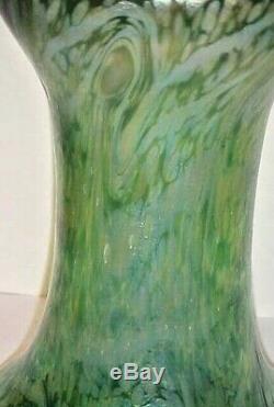 Art Nouveau Loetz Era 10 Fritz Heckert Changeant Art Glass Vase