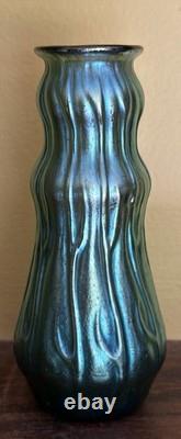 Art Nouveau Loetz Glass 5.5 Vase Rusticana Iridescent Austrian