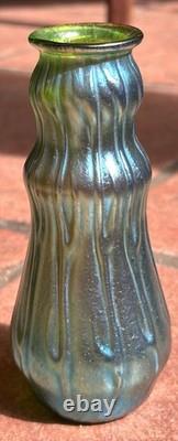 Art Nouveau Loetz Glass 5.5 Vase Rusticana Iridescent Austrian