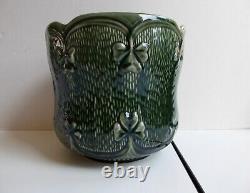 Art Nouveau Majolica Planter Jardiniere Plant Pot Antique