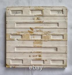 Art Nouveau Majolica Tile. George Marsden. C1903 /6