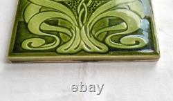 Art Nouveau Majolica Tile. George Marsden. C1903 /6