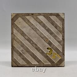 Art Nouveau Majolica Tile Green Triple Tulips Henry Richards Tile Co C1905 AE4