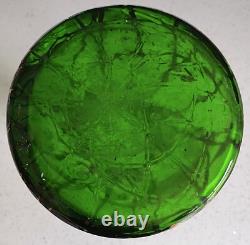 Art Nouveau Pallme-Konig Green Glass Claret Jug Jugendstil Marie Kirschner