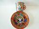 Art Nouveau Pirkenhammer Cup Saucer Persian Motif F&m Demitasse Hp Fan Handle A
