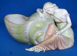 Art Nouveau Porcelain Figurine Austrian Amphora Large