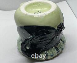 Art Nouveau Secessionist Ceramic Girl in Floral Headress Vase Rgd No. 348995