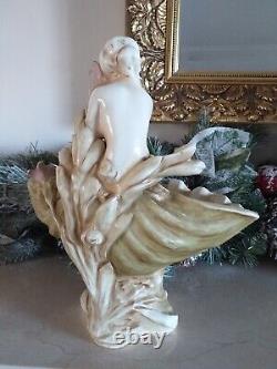 Art Nouveau Shell Comport Royal Dux