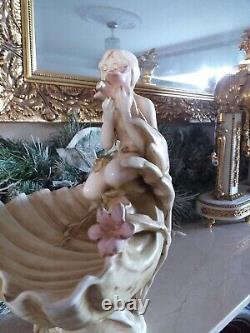 Art Nouveau Shell Comport Royal Dux